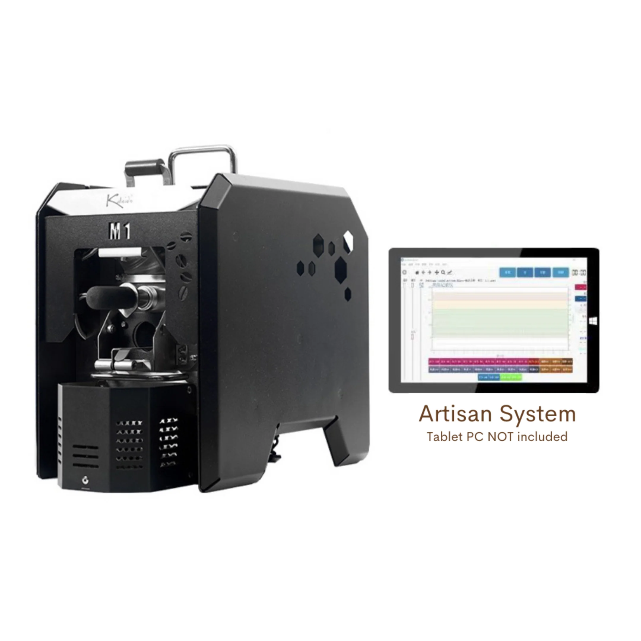 Kaleido Sniper M1s Pro Electric Coffee Roaster (200g Capacity) - Artisan System (Version 2) - Image 5