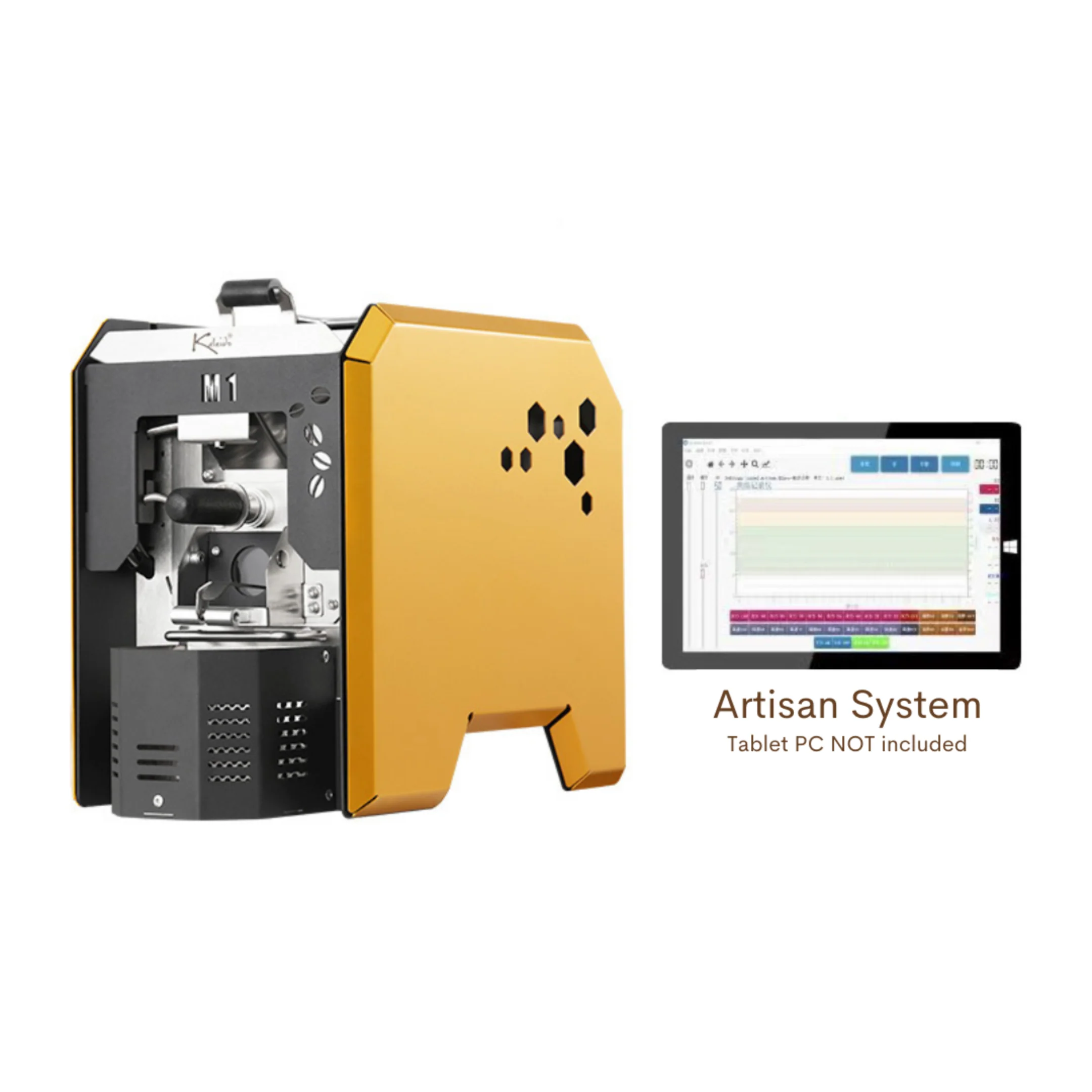 Kaleido Sniper M1s Pro Electric Coffee Roaster (200g Capacity) - Artisan System (Version 2) - Image 7