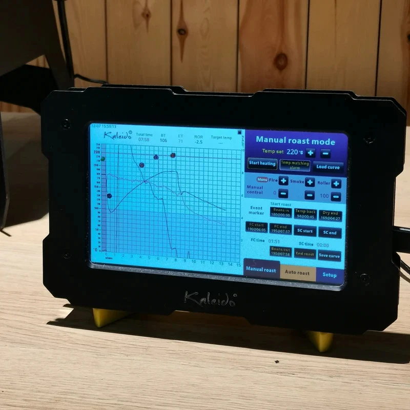 Kaleido Sniper M1s Standard Electric Coffee Roaster (200g Capacity) - Kaleido System (Version 2) - Image 4